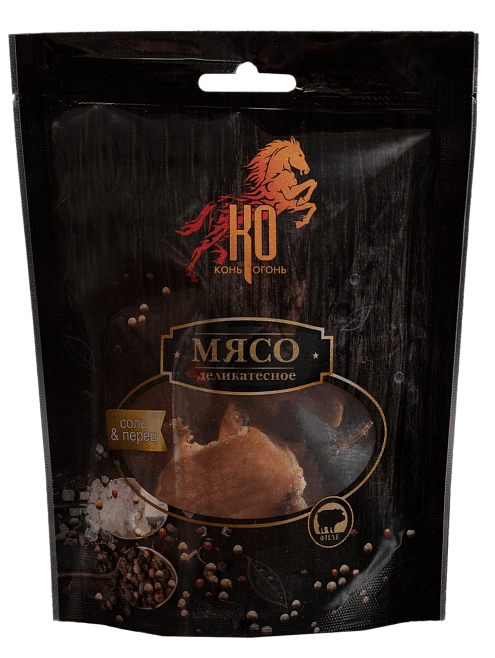 Мясо деликатесное — соль, перец